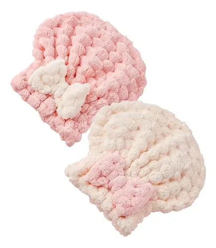 Toalla De Microfibra Para Cabello Mojado, Turbante De Secado As Shown