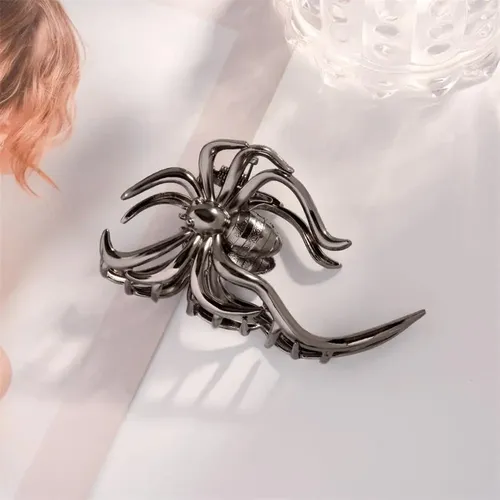 Clips De Garra Para El Cabello 3pcs Ruimo Negro Gun