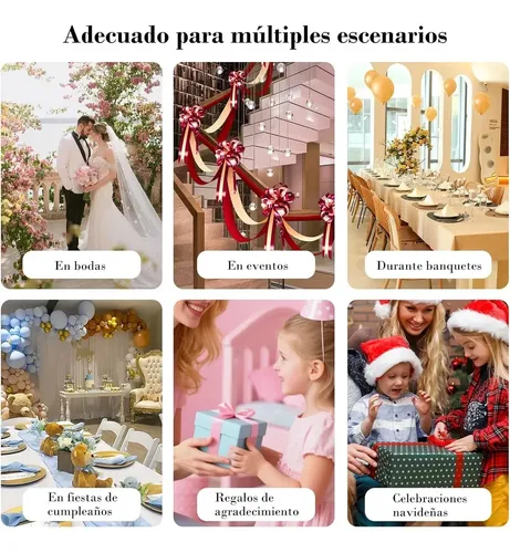 100m Listón Satinado Ancho 4cm Rollo Decoracion Anchura