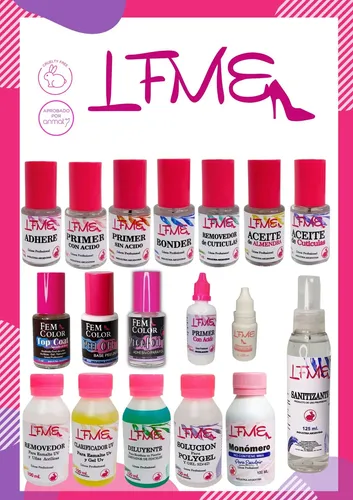 Kit Productos Para Preparacion Retirado De Uñas Esculpidas