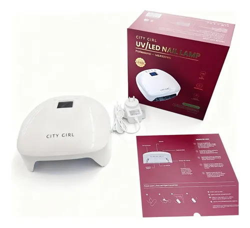 Cabina Inalámbrica Uñas Gelificadas Pro 72w City Girl Uv Led