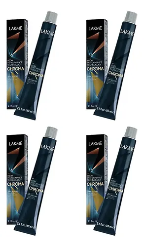 Combo 4 Tinturas Sin Amoníaco High Performance X60ml Lakmé