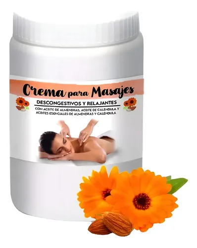 Crema Masaje Descontracturante Calendula Almedra 1k Belgrano