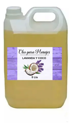 Oleo Para Masajes De Aceite De Almendras Y Coco 5lts Caba