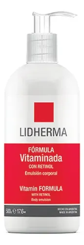 Lidherma Formula Vitaminada con Vitamina A Y Retinol 490 Gr