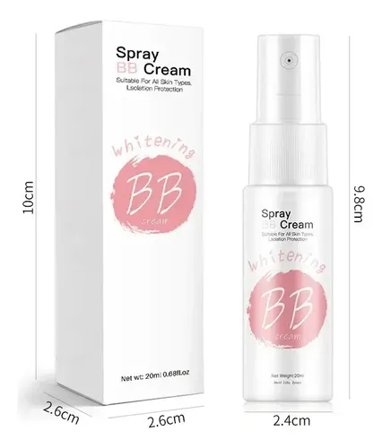Base Blanqueadora Bb Cream En Aerosol Hidratante A Prueba De
