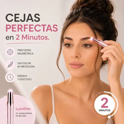 Depiladora Mujer Eléctrica Cejas Usb Recargable Rasuradora