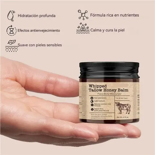 Lc Crema De Sebo De Res Alimentada Con Pasto 120 G 2pcs .j