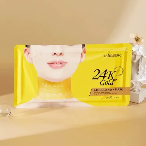 Mascarilla Para Cuello Gold 24 K Humectación Extrema Colagen Tipo de piel Todo tipo de piel