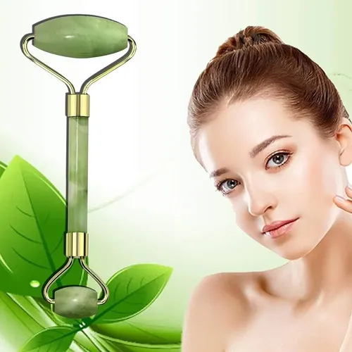 Masajeador Facial Piedra De Jade Roller Rodillo Corporal