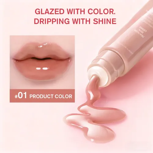 Brillo Labial Glaze Sérum Hidratante Con Color Tei Cosmetica