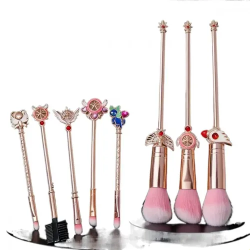 Kit De 8 Brochas De Maquillaje Sakura Magic Wand