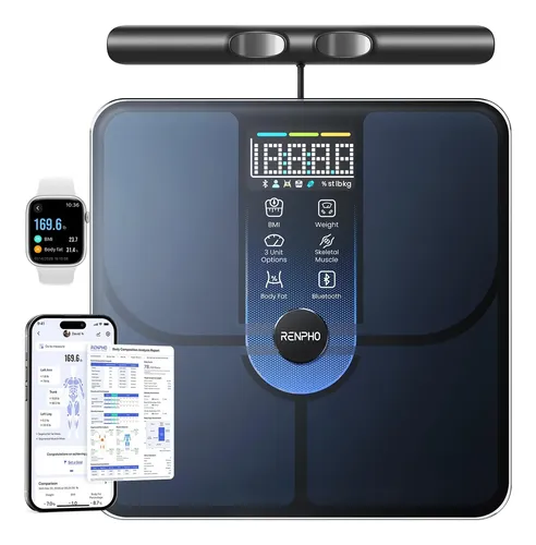 Báscula De Composición Corporal Renpho Smart Scale Con Mango