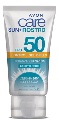 Protector Solar Facial Hidratante Resistente Al Agua Fps 50