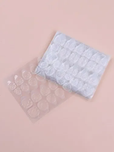 Adhesivo Sticker Pegamento Bifaz Para Tips Uñas Postizas X10