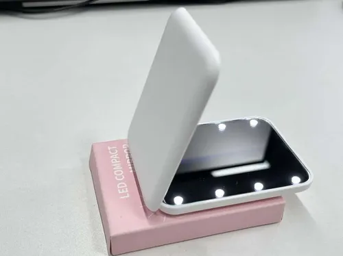 Espejo Cosmético Led De Doble Cara Con Aumento 2x Más Vendid