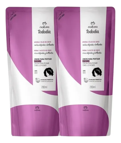 Rep Crema P Peinar Cab Rizado Mora Oleo Coco Tododia Natura