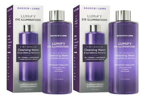 Agua Micelar Lumify Eye Illuminations 160 Ml Pack X 2