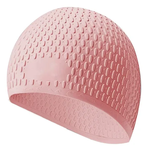 Gorro De Natación De Silicona Unisex Ajustable Protección