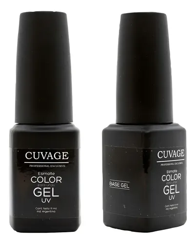 Esmalte De Uñas Semipermanente Base Gel X 1 Cuvage Cabina Uv