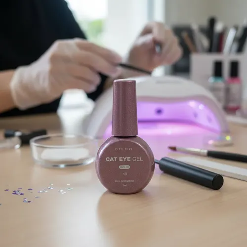Esmalte City Girl Ojo De Gato 7ml, Efecto Magnético 18