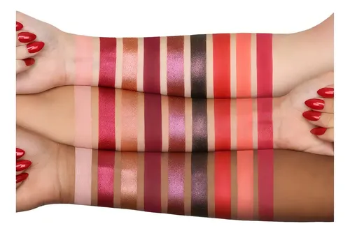 Paleta De Sombras Huda Beauty – Obsessions Palette Amethyst Sombra Rojo