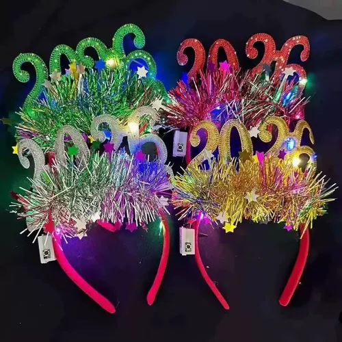 2026 Accesorios De Cabello Iluminados 4 Piezas