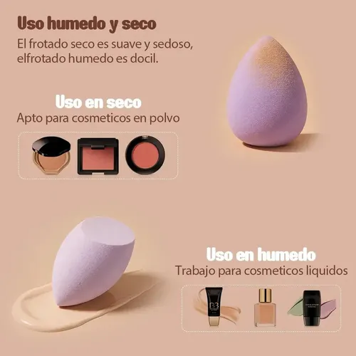 Kit 14 Esponjas De Maquillaje Beauty Blender En Polvo Style5