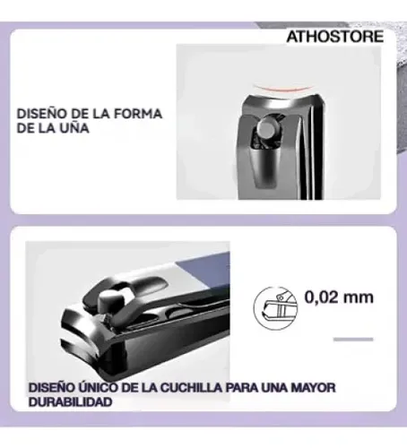 Cortaúñas Curvo De Acero Inoxidable Para Uñas Y Cutículas, J