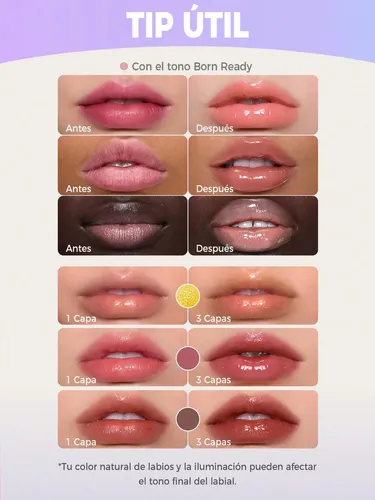 Sheglam Glass Lock Air Gloss, color sepia Kiss