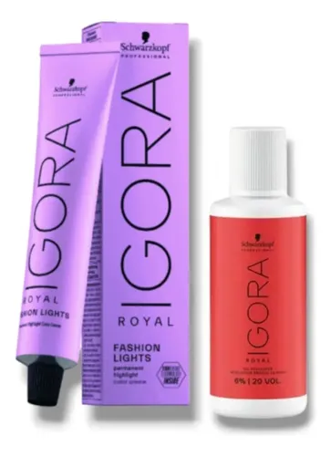 Tintura Igora Fashion Schwarzkopf L-89 60g + Oxidante 60ml Tono L-89-20vol
