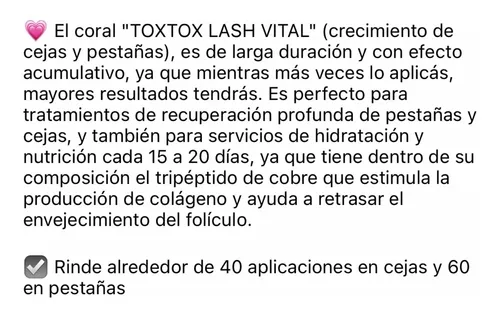 Puluk Neicha Botox Lash Vital Solucion Pestañas Cejas 10ml
