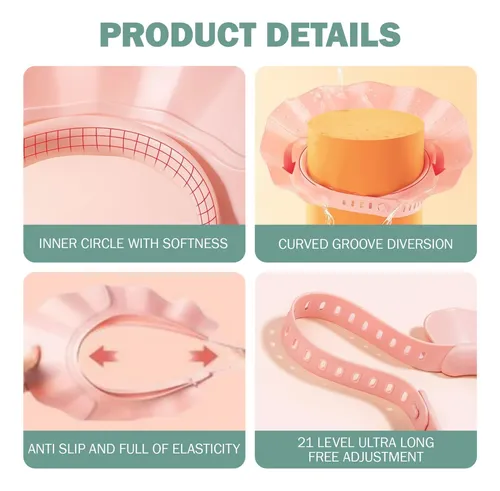 Viseras De Ducha Ajustables 21 Niveles Para Adultos Y Bebés