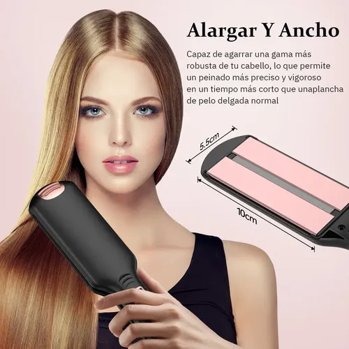 1 Plancha De Pelo Infrarroja Profesional Con Pantalla Lcd 10