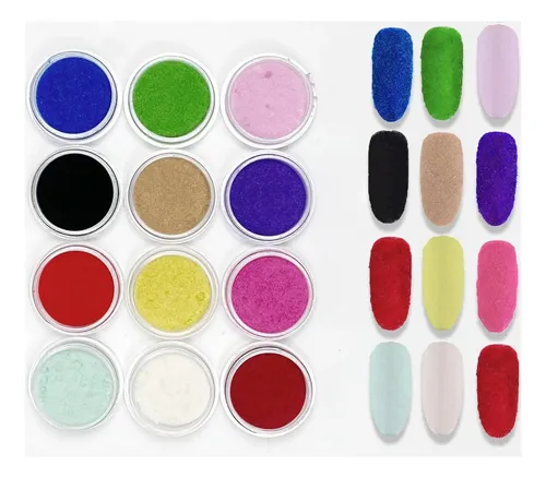 Set De 12 Polvos Para Uñas Gyraolvant