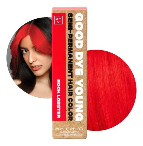 Tinte Para Cabello Good Dye Young Rock, Color Rojo Langosta,