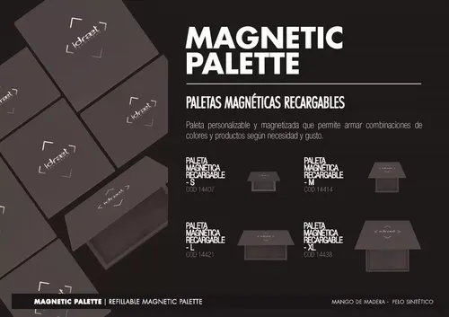 Paleta Maquillaje Magnética Recargable L Idraet