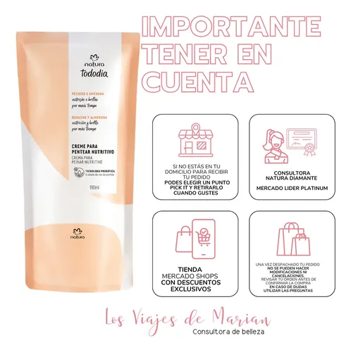 Repuesto Crema De Peinar Nutritiva Tododia Natura – Lvdm