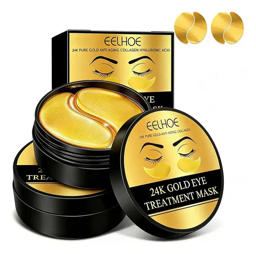 Parches De Oro Para Ojos Ojeras Mascarilla 60 Pares 0739256490180