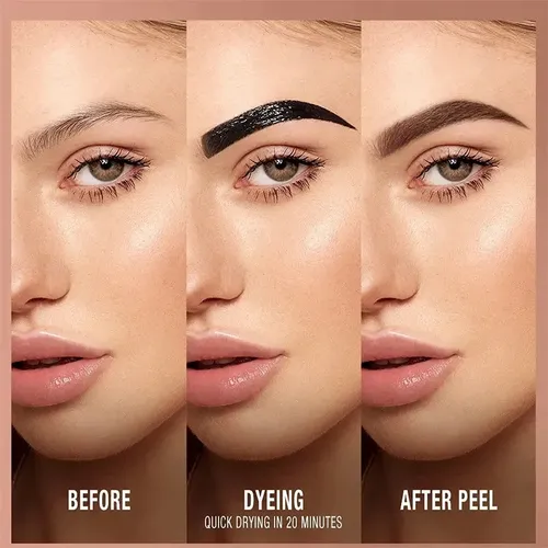 4 Colores Cejas Peel Off Waterproof Semipermanente