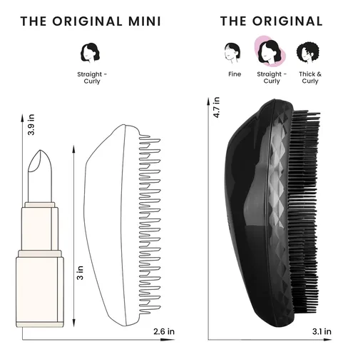 Cepillo Para Cabello Tangle Teezer Original Negro