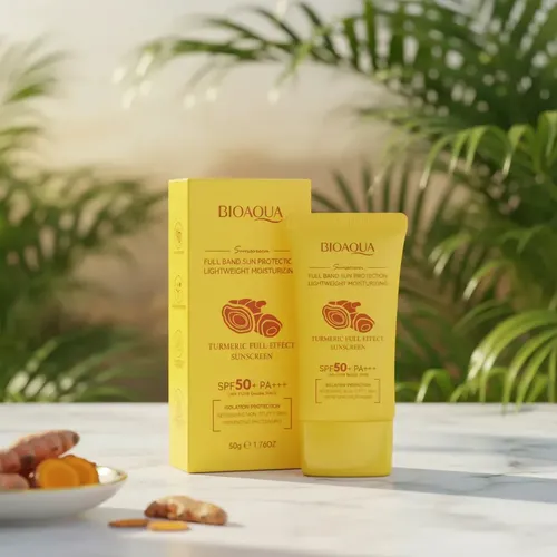 Protector Solar Multifunción Con Cúrcuma Spf50 50g Bioaqua