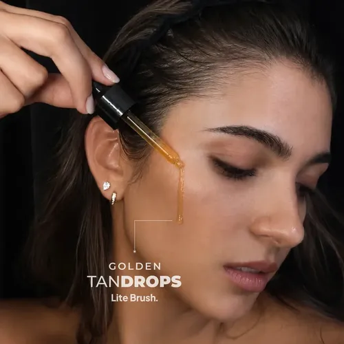 Autobronceante Serum Facial Con Acido Hialuronico Litebrush | Hipoalergénico | CrueltyFree | Aloe Vera | 100% Vegano | Apto Embarazadas