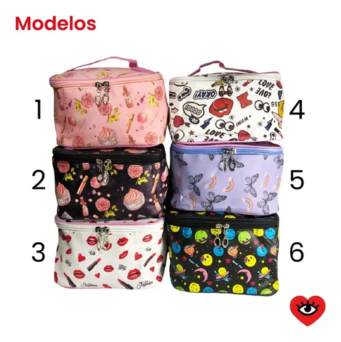 Neceser Porta Cosmeticos Maquillaje Brochas Bolso Estuche Color Veoquiero
