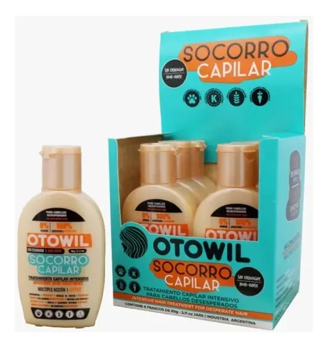 Otowil Socorro Capilar Reparador Sin Enjuague Vegano 60g