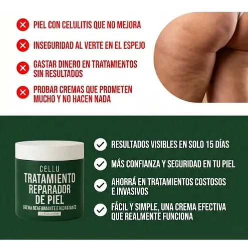Crema Celulitis Cellu Reductora Modeladora X 210ml Centella
