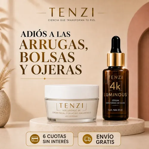 Tenzi Rejuvenecedor 4k Crema/sérum 30ml Antiedad Rostro