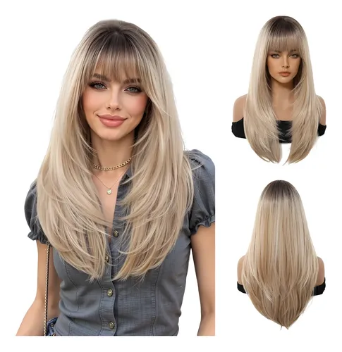 Pelucas Naturales De Cabello Largo Para Mujer