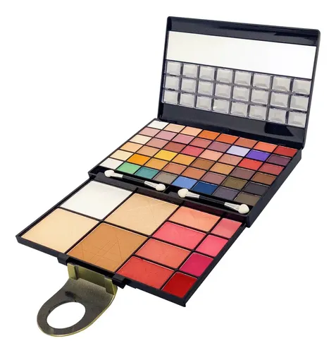 Set Maquillaje Completo 60 Colores Paleta De Sombras