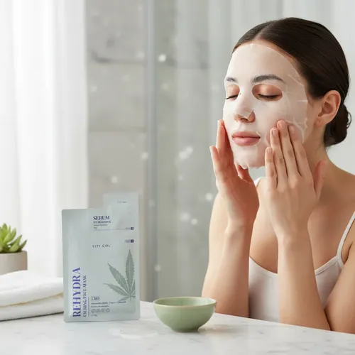 Mascarilla Facial City Girl Rehydra Calmante Con Cbd